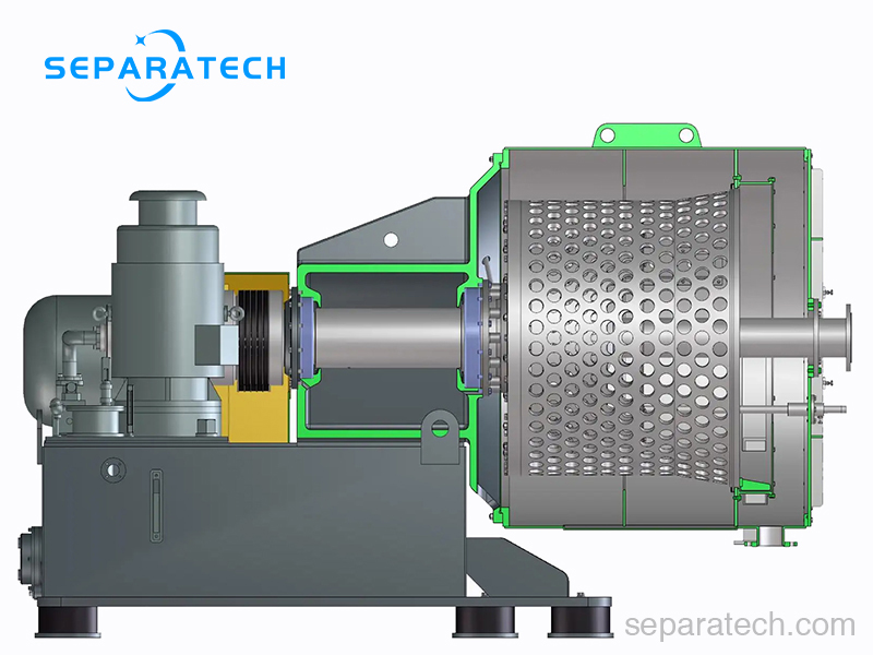 two stage pucher centrifuge