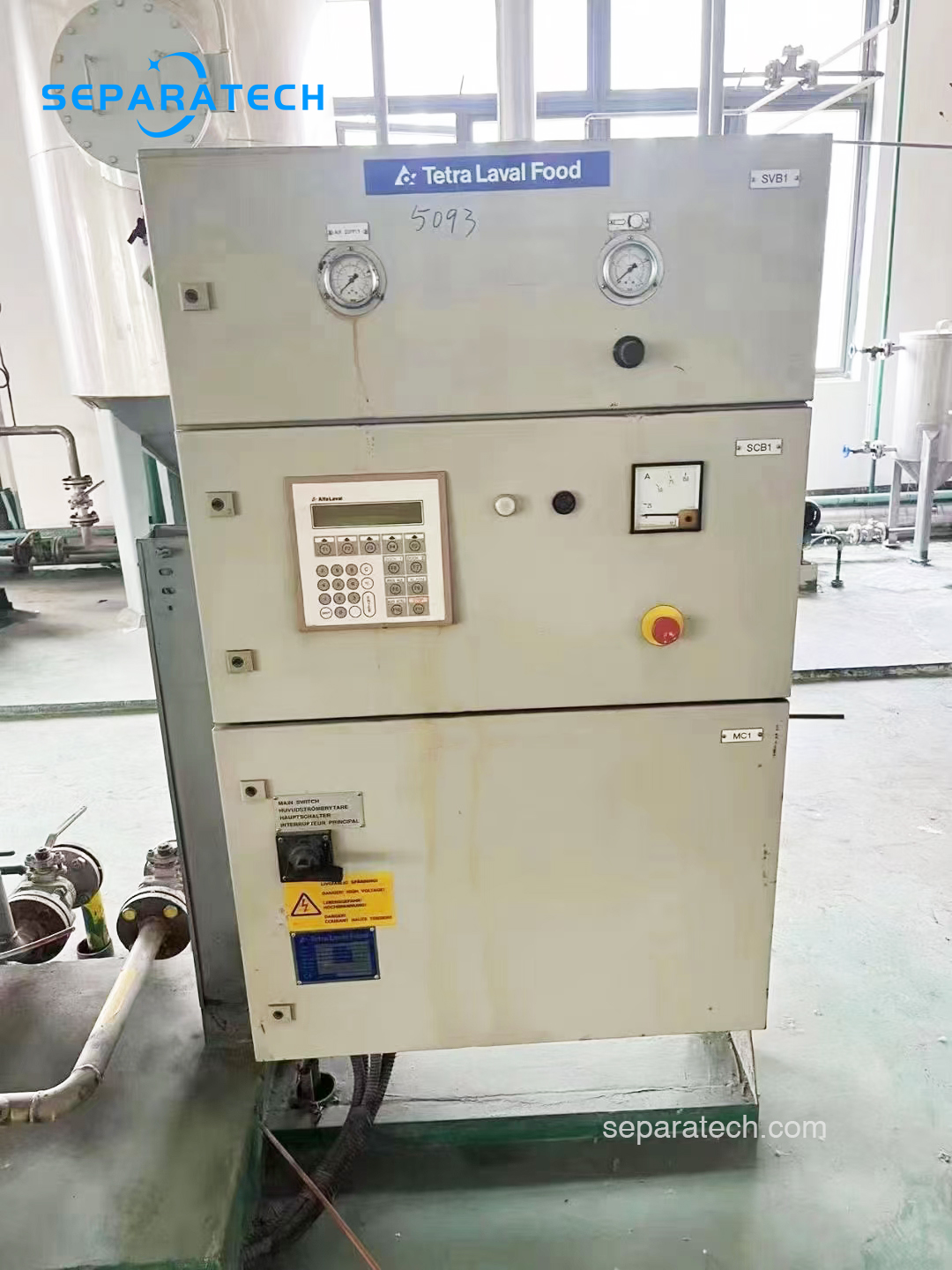 control unit of Disc Separator PX60